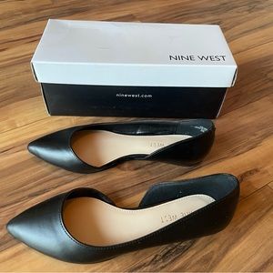 Black Nine West flats